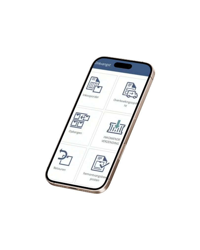 NetSuite-WMS Ontvangsttaken Mobile